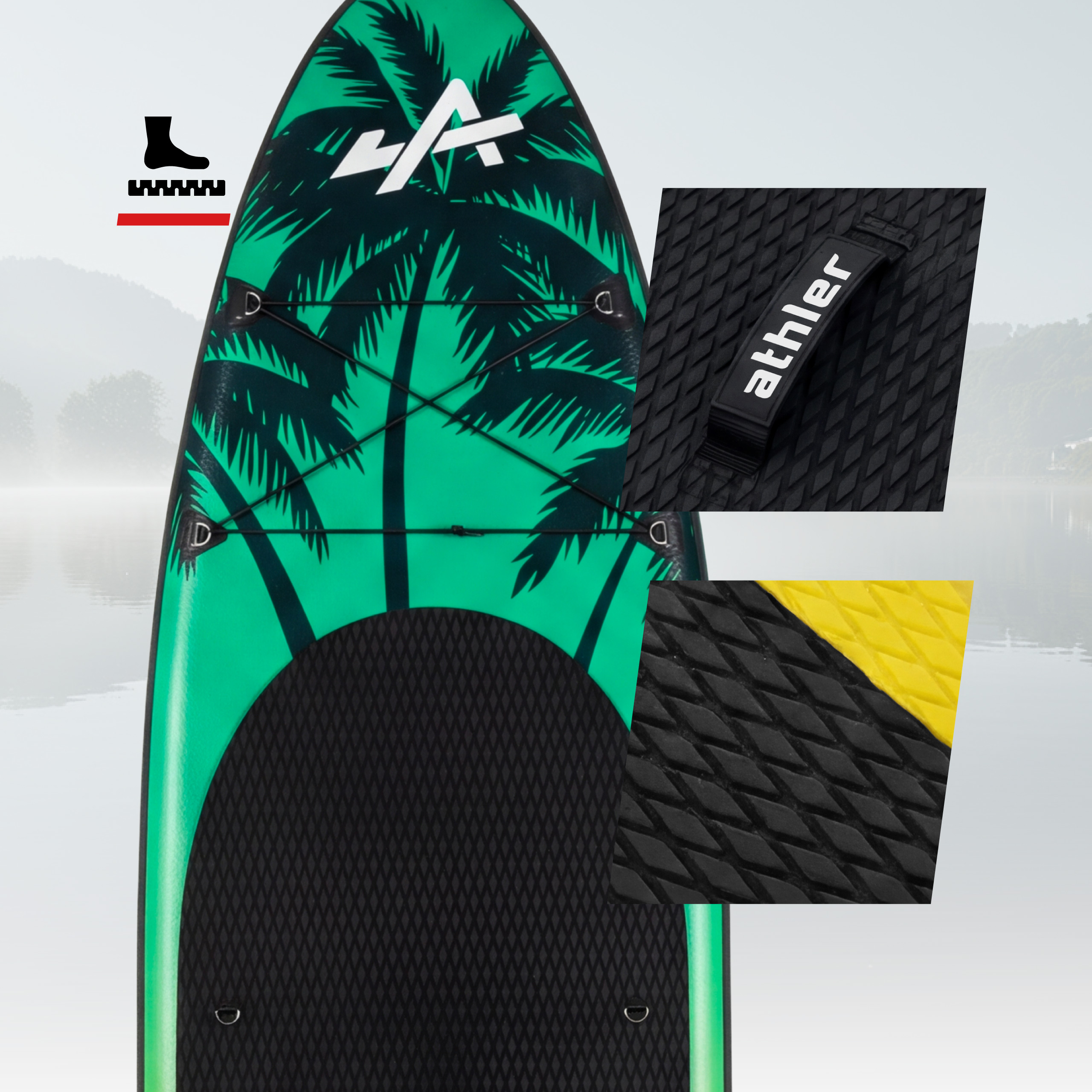 SUP Athler bagażnik i wiosło