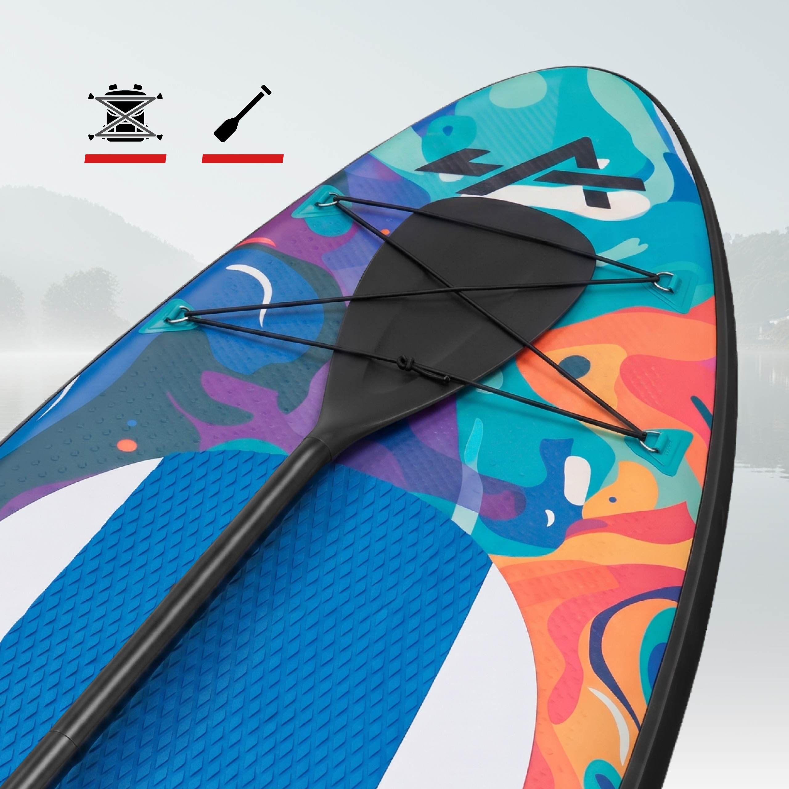 SUP Athler bagażnik i wiosło