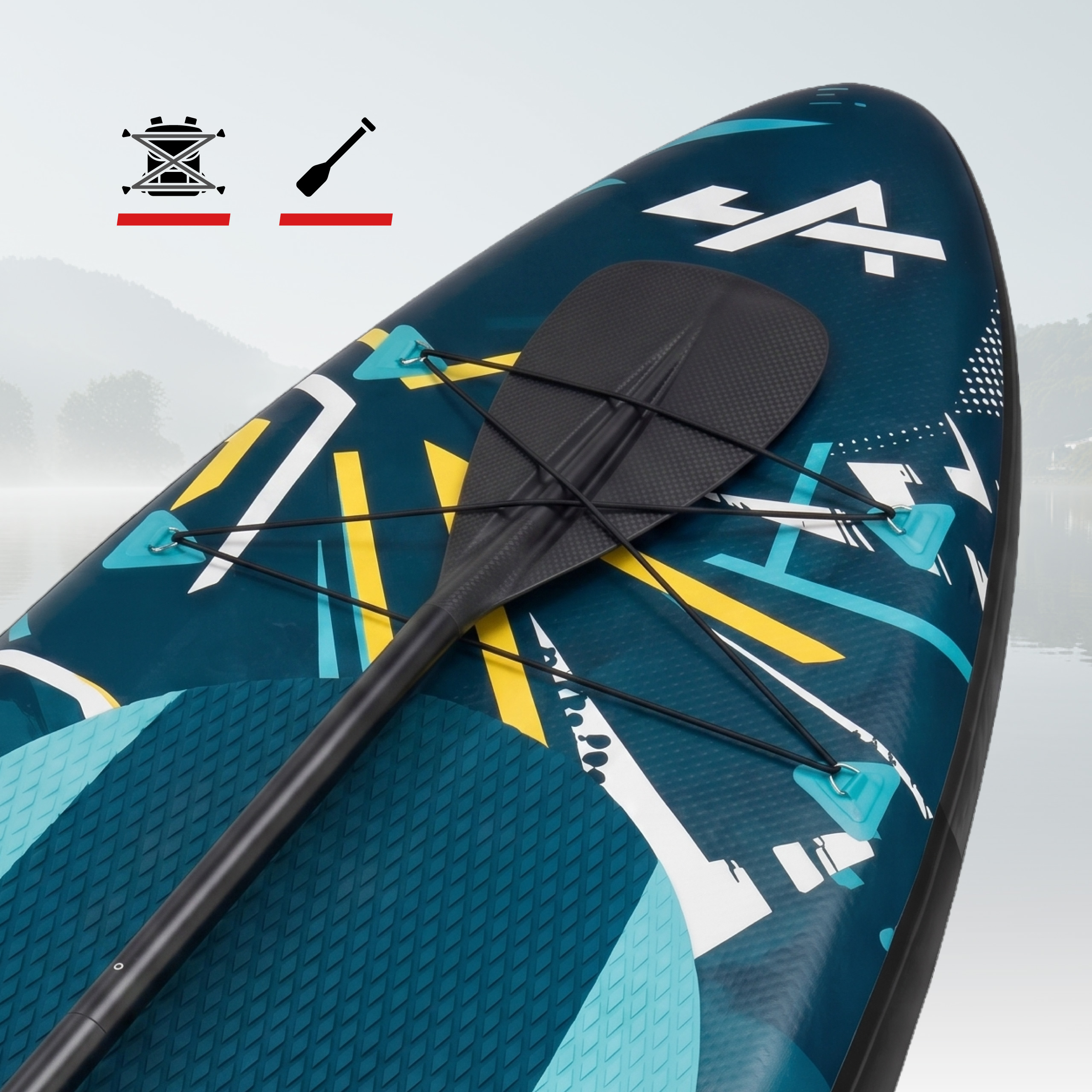 SUP Athler bagażnik i wiosło