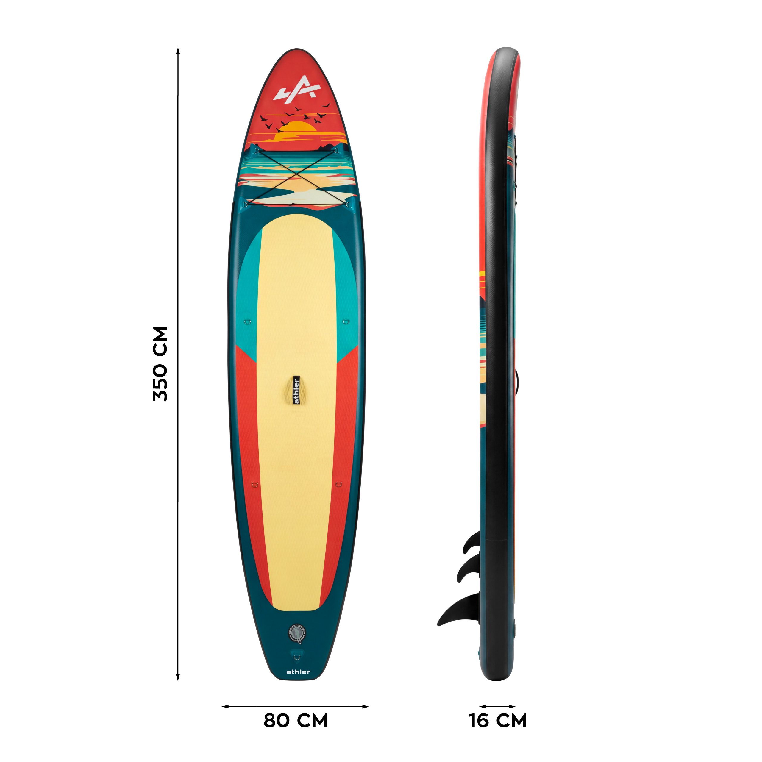 SUP Athler wymiary