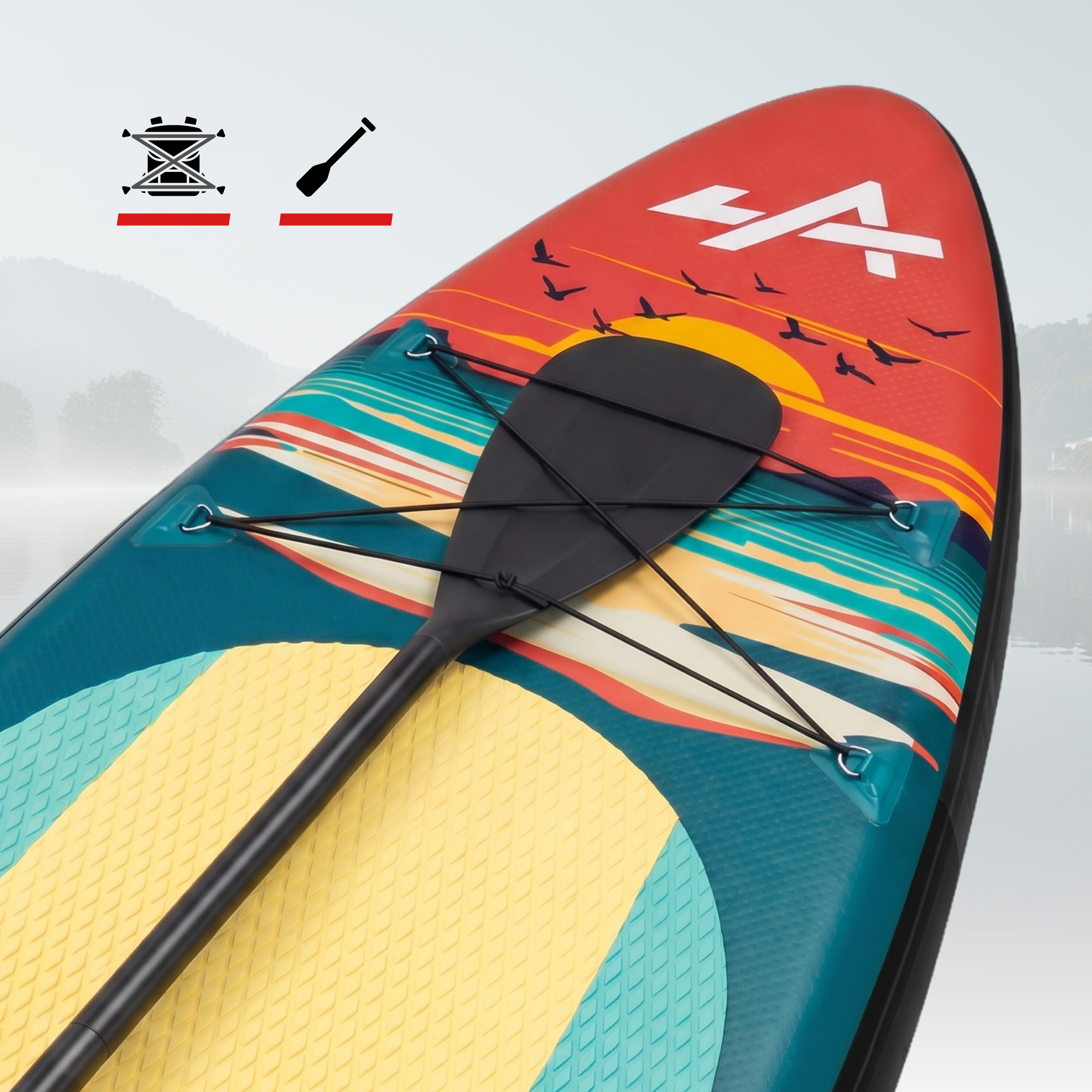 SUP Athler bagażnik i wiosło